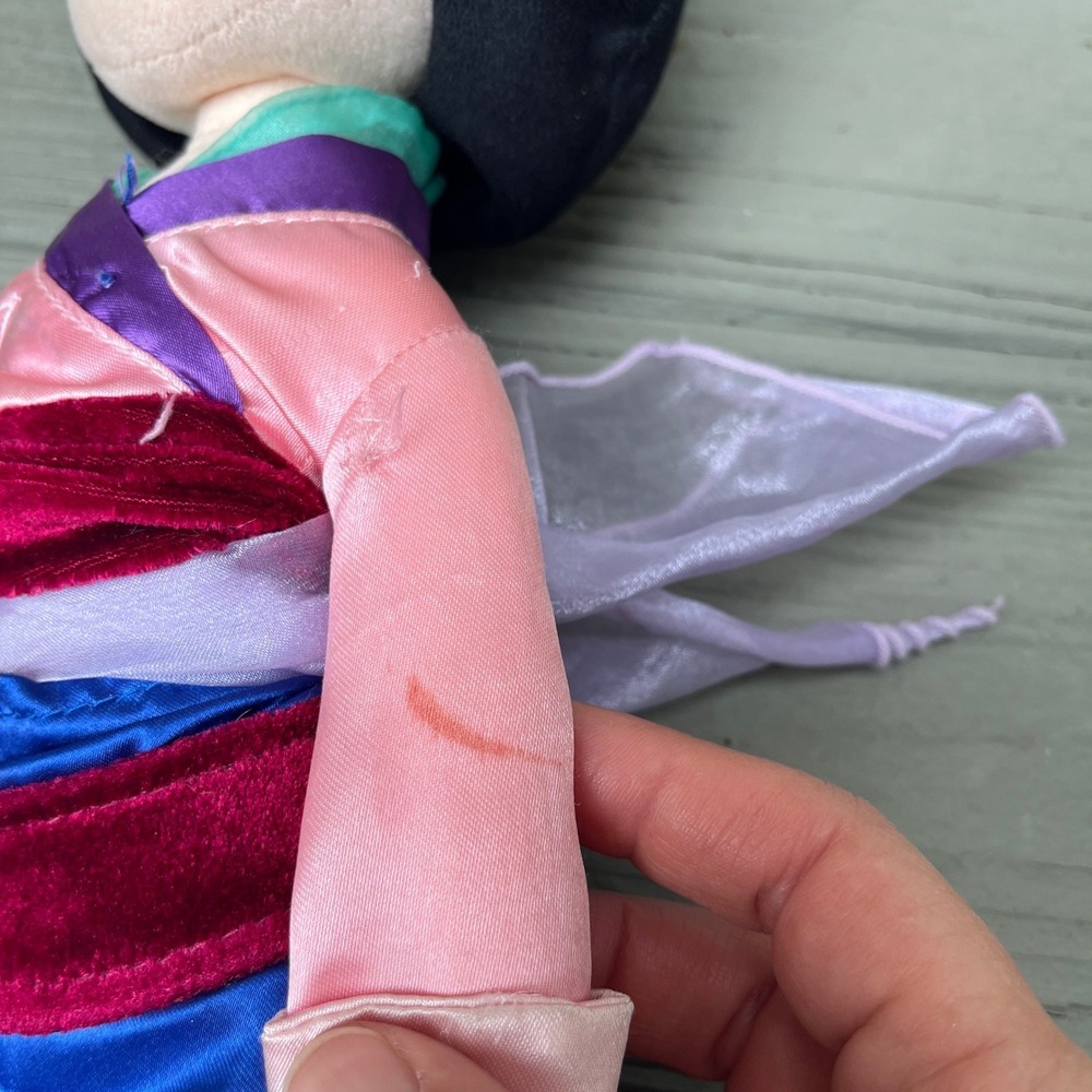 Disney Mulan Plush Doll Kids 18 Inch Pink Good Satin Matchmaker Dress Toy - Picture 8 of 9